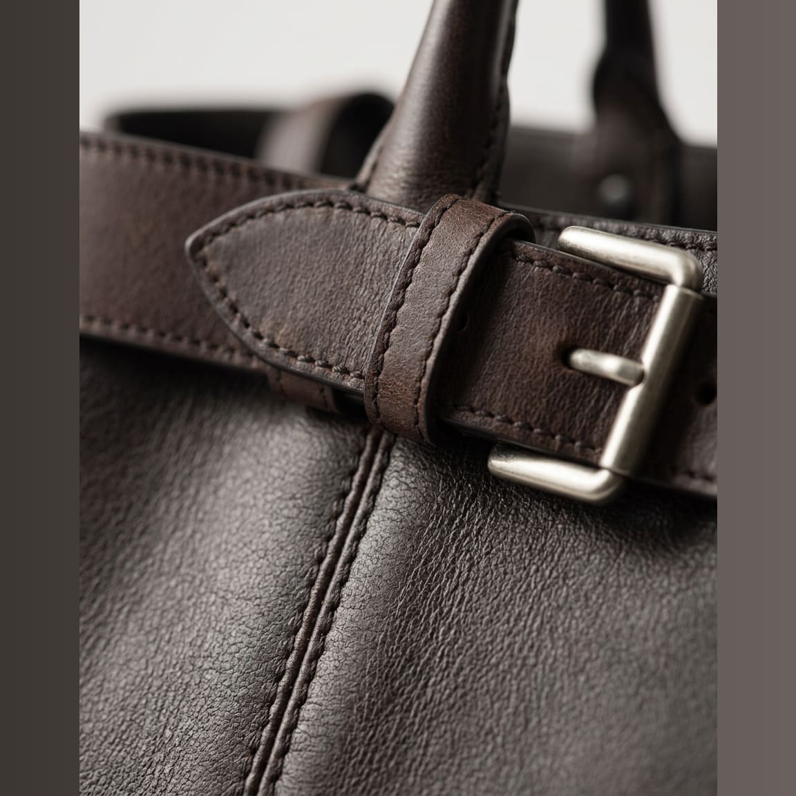 The Milano Belted Shopper view 3