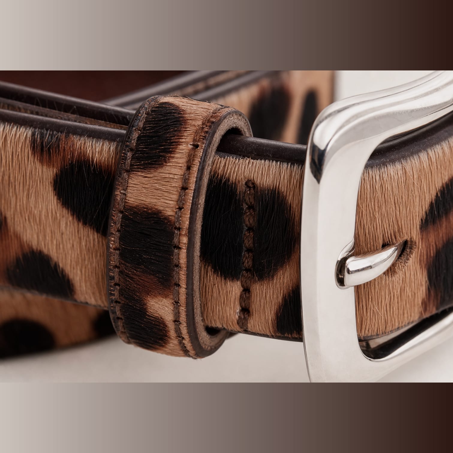 The Leopard Hairon Belt view 2