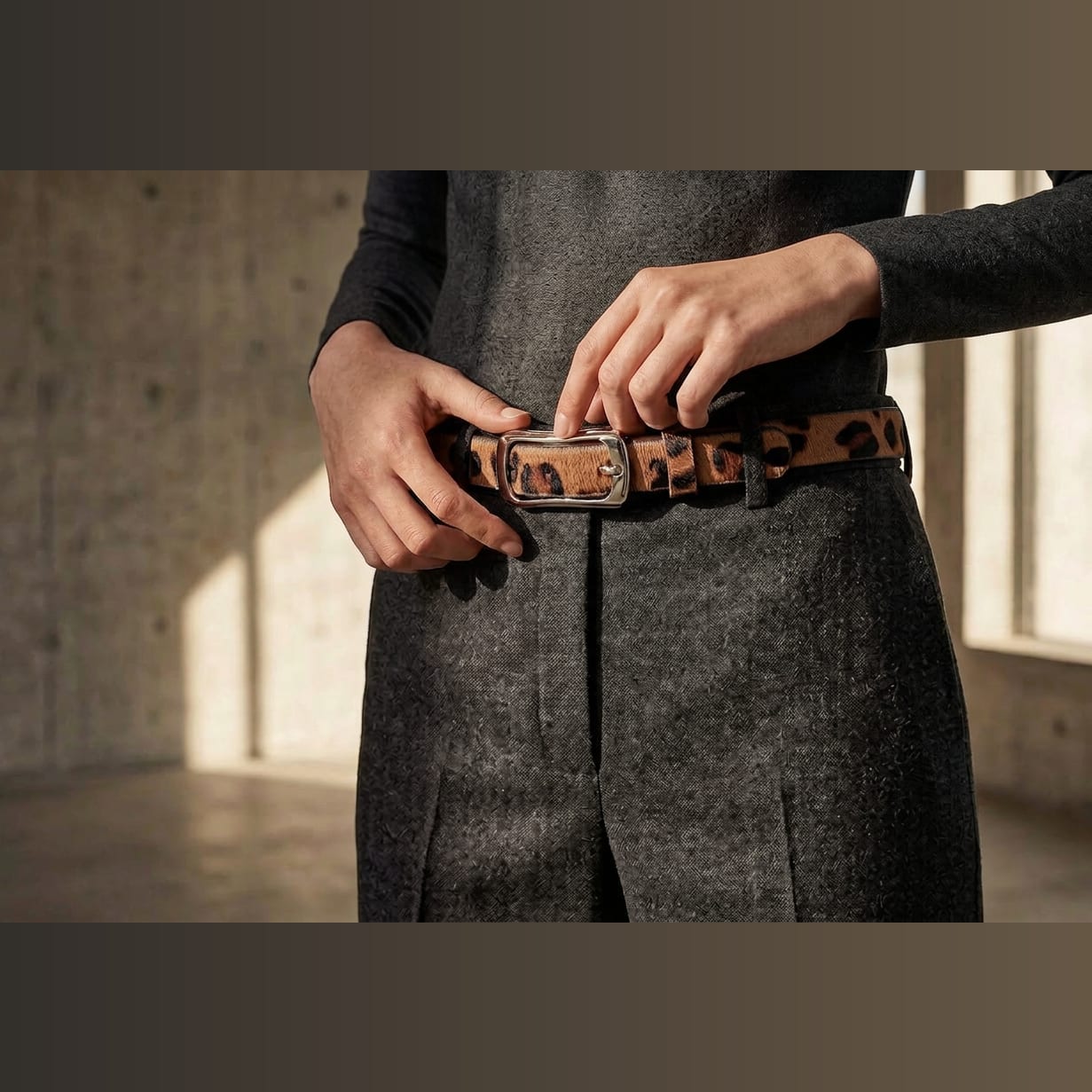 The Leopard Hairon Belt view 4