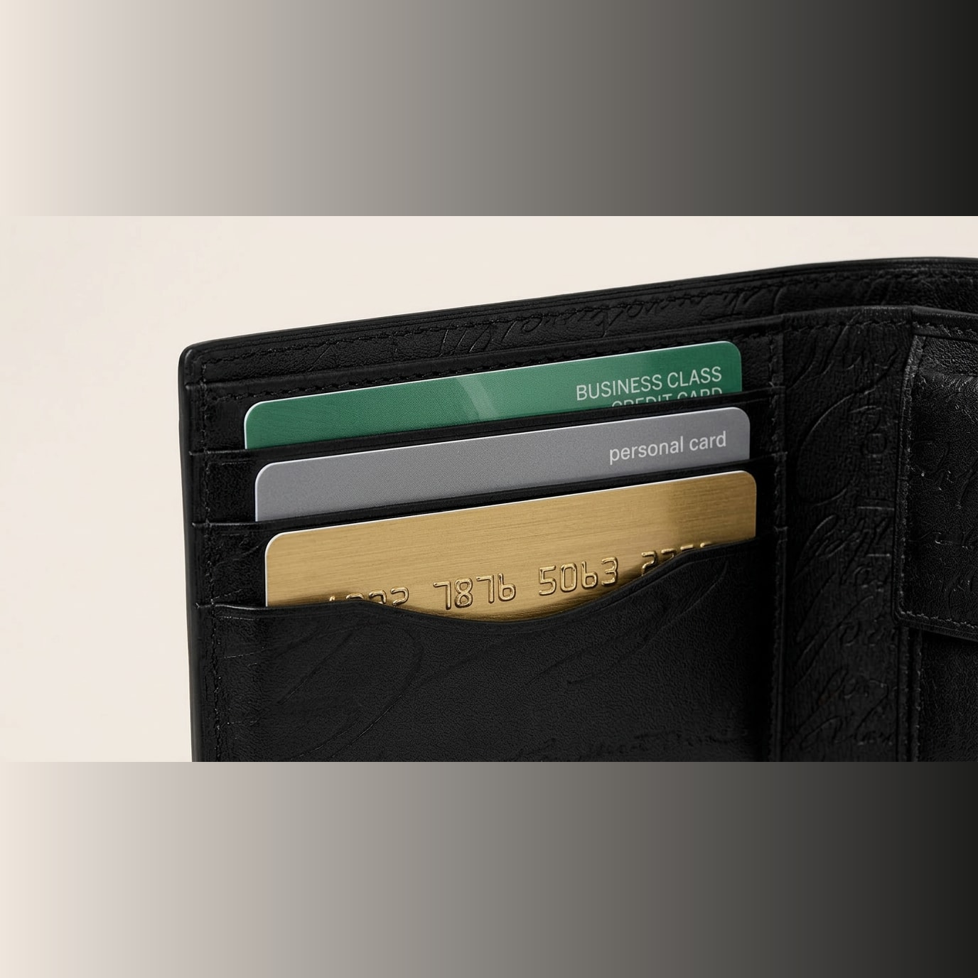 The Florentine Script Wallet view 3