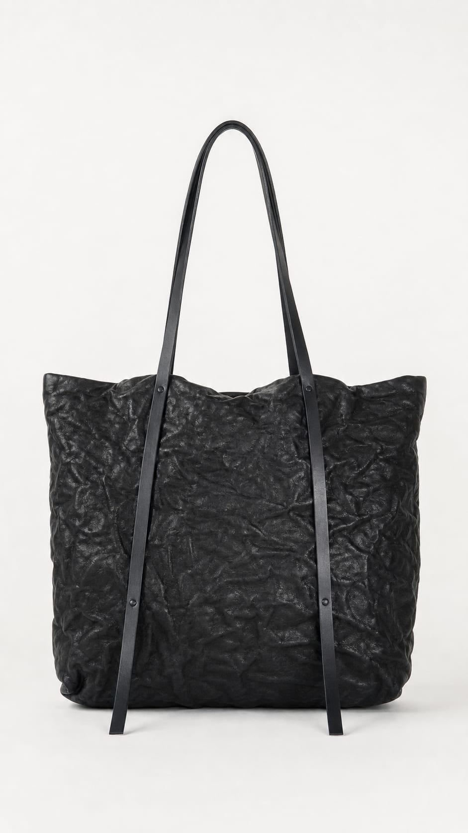 The Obsidian Crinkled Tote view 1