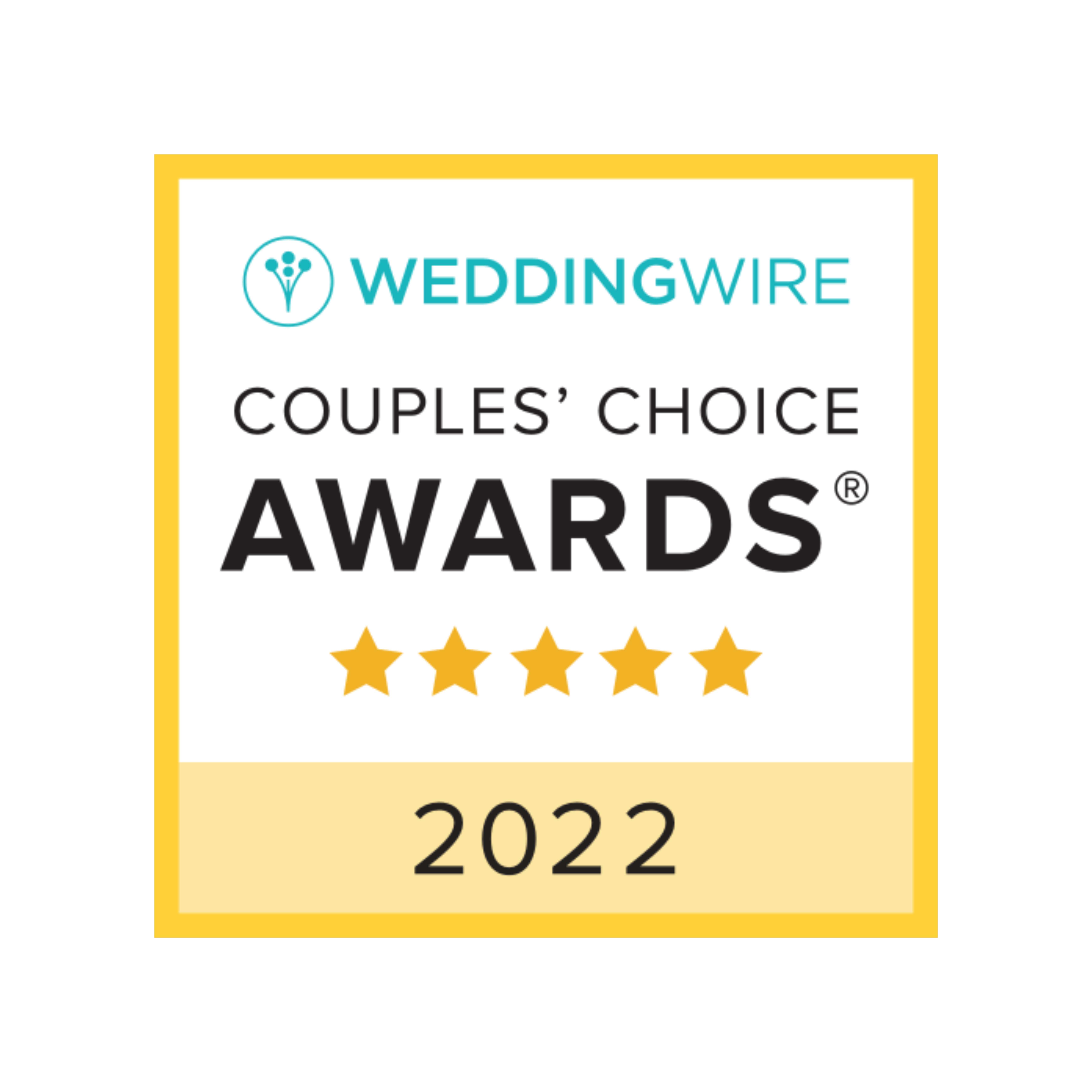 Wedding Wire Couples Choice Award 