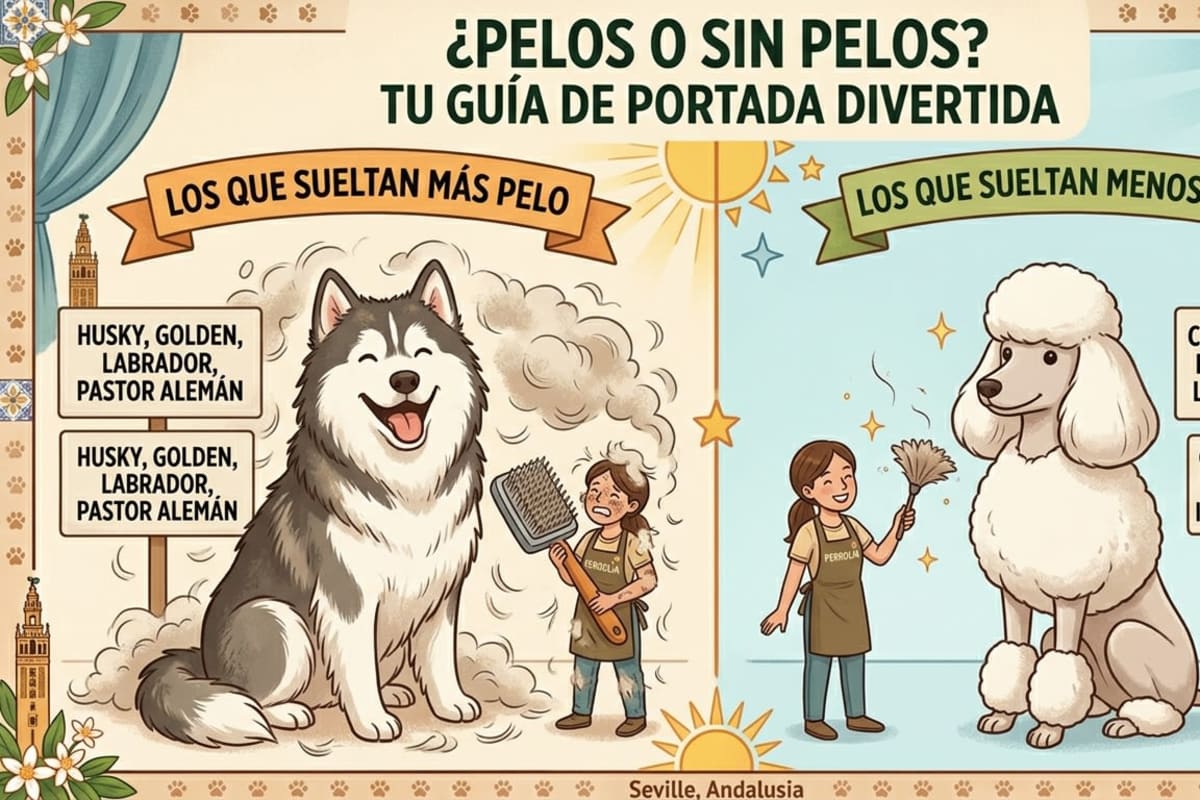 ¿Qué perros sueltan menos pelo? Razas y tipos de manto con poca muda.