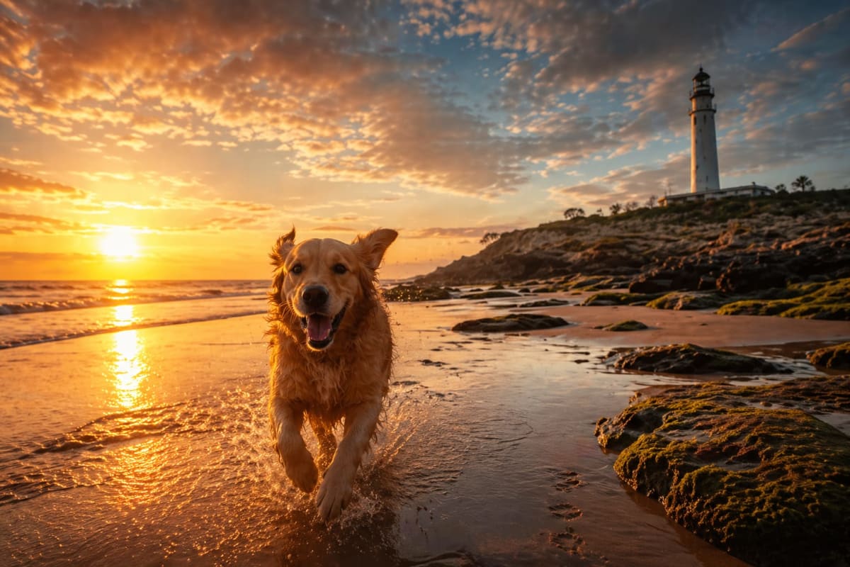 Playas para perros en Cádiz: dónde puedes ir realmente con tu perro