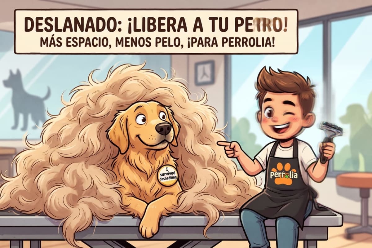 Deslanado en perros: qué es, para qué sirve y cuándo conviene