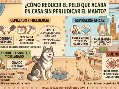¿Por qué mi perro suelta tanto pelo? Muda normal y cuándo preocuparse