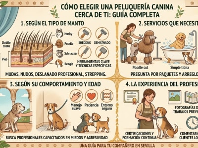 Peluquería canina cerca de mí: cómo elegir según lo que necesita tu perro