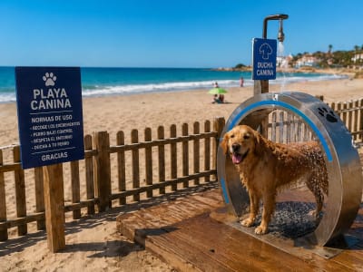 Playas caninas en Andalucía: normativa, fechas y playas para perros por provincia