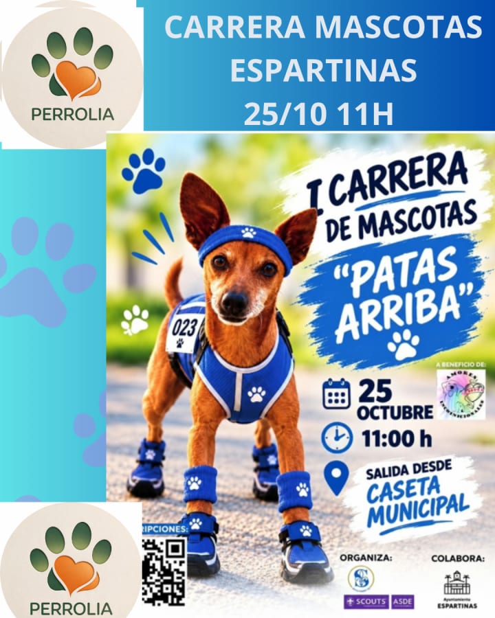Imagen del evento I Carrera de Mascotas «Patas Arriba» Espartinas