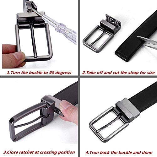 Vue 5 de Ceinture Homme Sans Boucle