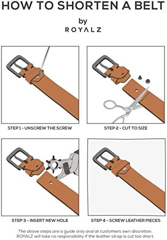 Vue 6 de Vintage Ceinture En Cuir