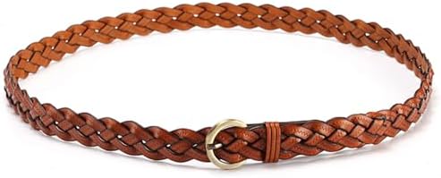 Vue 3 de Ceinture Tressee Fine Pour