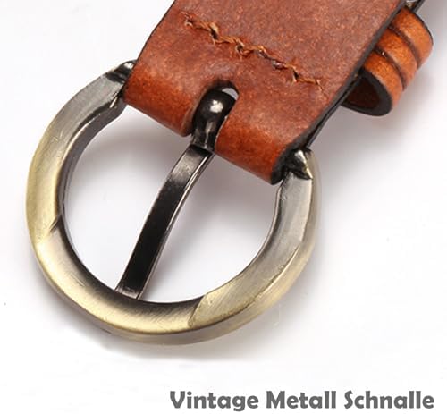 Vue 6 de Ceinture Tressee Fine Pour