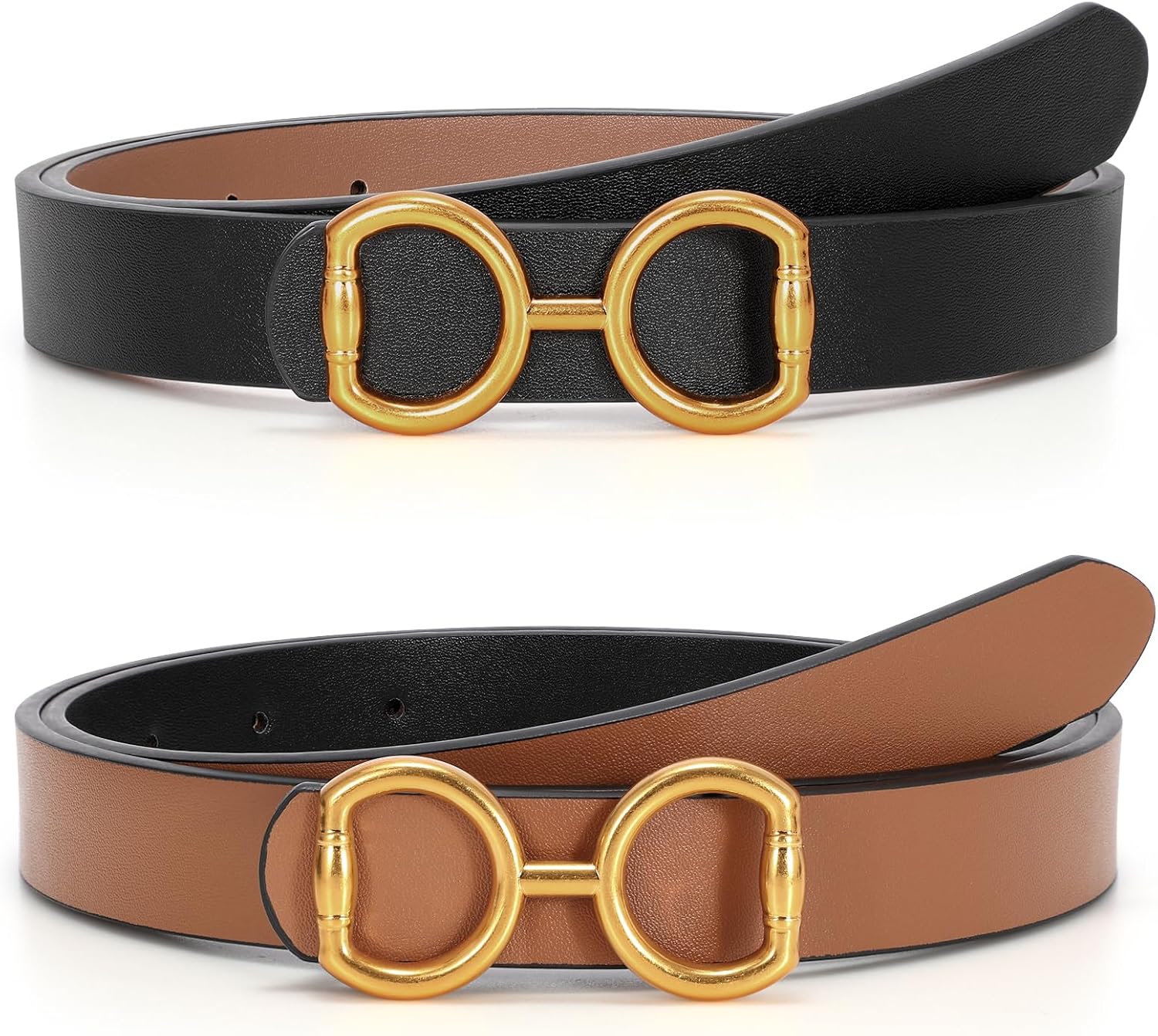 Women Reversible Leather Belt