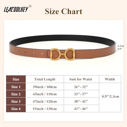 Vue 6 de Women Reversible Leather Belt