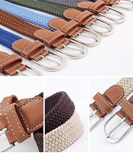 Vue 3 de Ceinture Fine Tressee Elastique