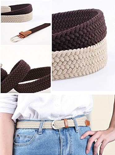 Vue 5 de Ceinture Fine Tressee Elastique