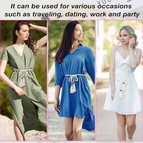 Vue 5 de Ceinture Tressee Nouee Pour