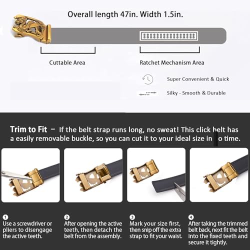 Vue 6 de Ceintures De Luxe Pour