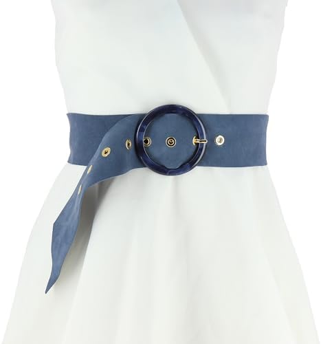 Vue 4 de Ceinture Femme Large En