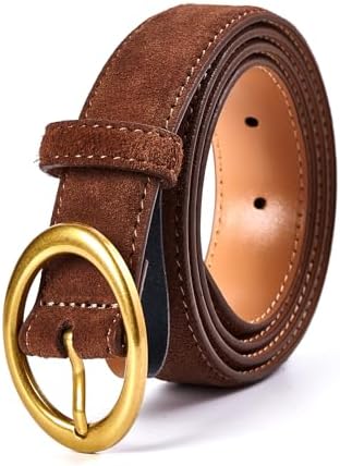 Vue 2 de Ceintures En Daim Veritable