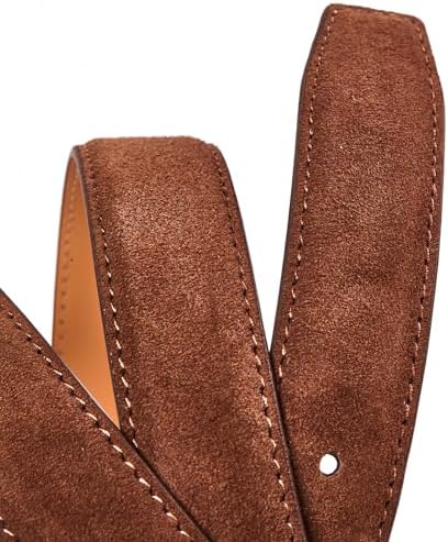 Vue 3 de Ceintures En Daim Veritable