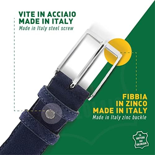 Vue 3 de Ceinture Daim Pour Homme