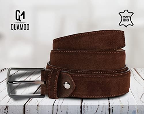 Vue 4 de Ceinture Homme En Suede