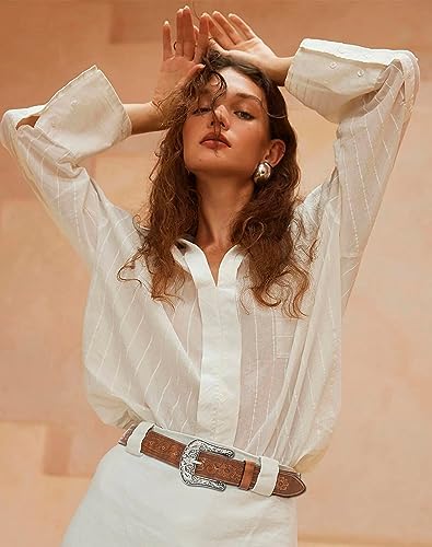 Vue 4 de Ceinture Occidentale Pour Femmescowgirl