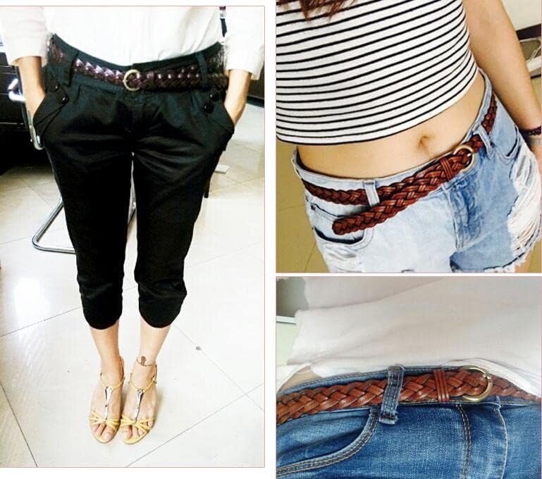Vue 2 de Ceinture Fine En Cuir