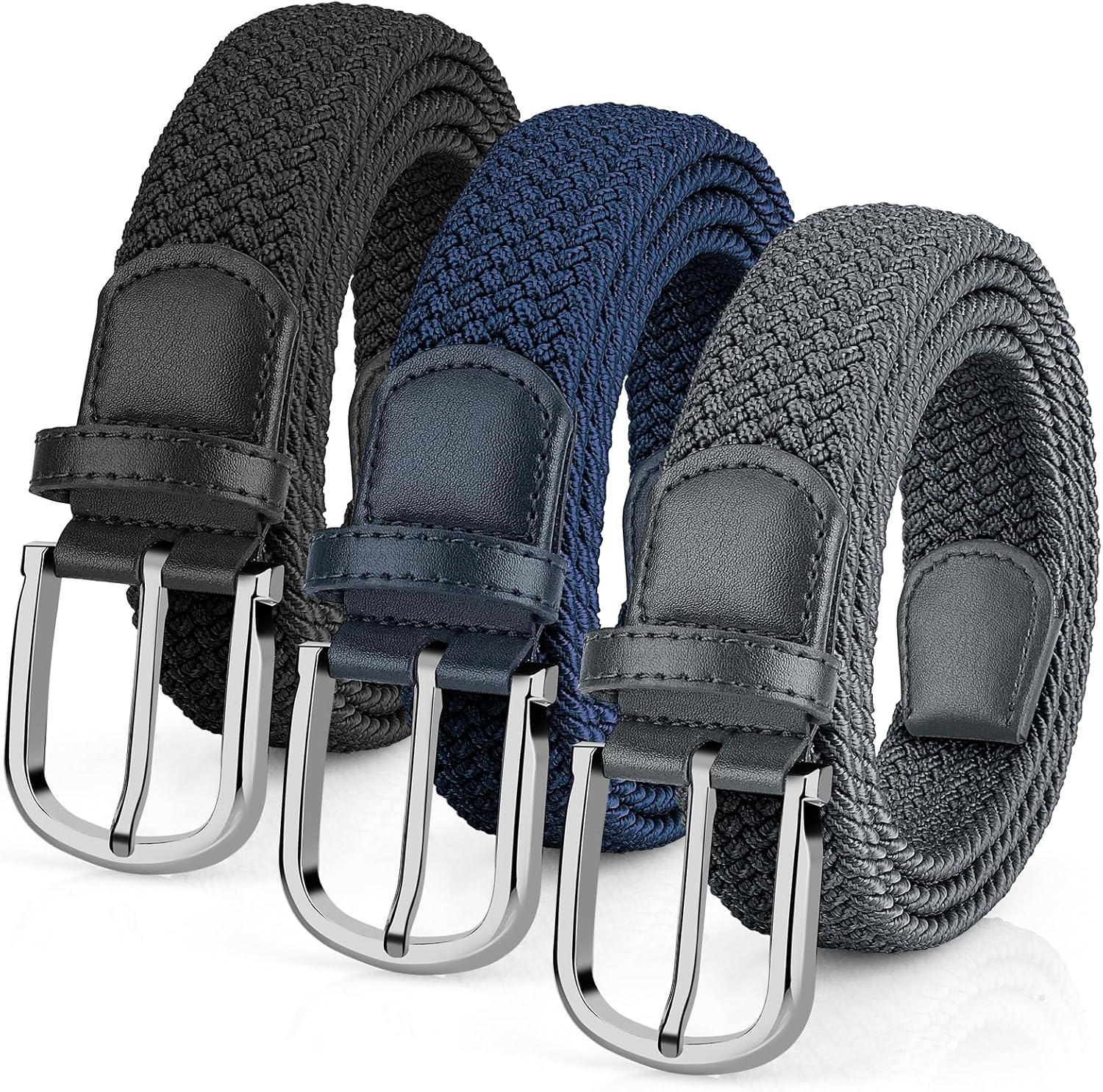 Pieces Ceinture Tressee Elastique