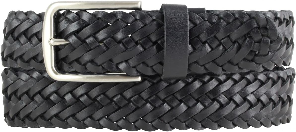 Ceinture Tressee En Cuir
