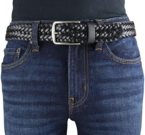 Vue 2 de Ceinture Tressee En Cuir