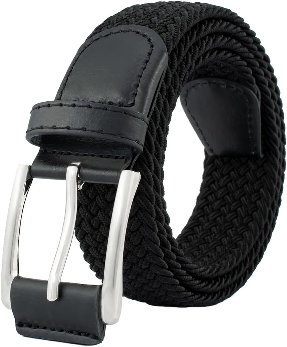 Ceinture Tressee Elastique Unisexe