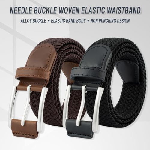 Vue 2 de Ceinture Tressee Elastique Unisexe