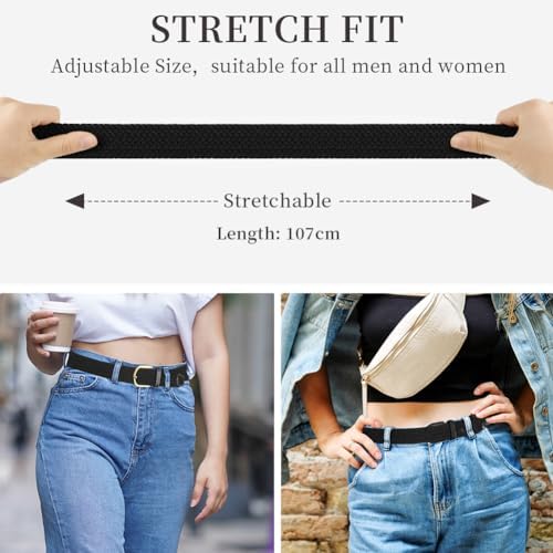 Vue 2 de Ceinture Elastique Ceinture Tressee