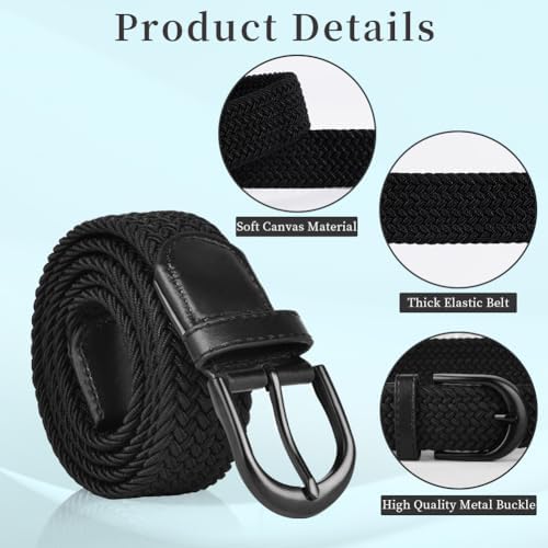 Vue 4 de Ceinture Elastique Ceinture Tressee