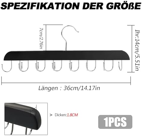 Vue 2 de Cintre En Pour Ceinturesorganiseur