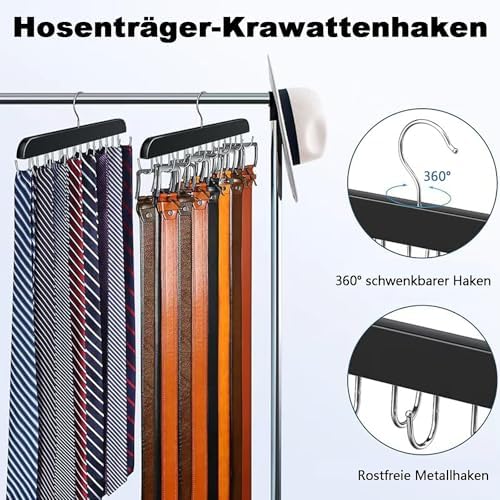 Vue 5 de Cintre En Pour Ceinturesorganiseur