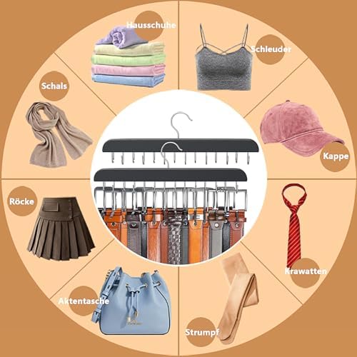 Vue 7 de Cintre En Pour Ceinturesorganiseur