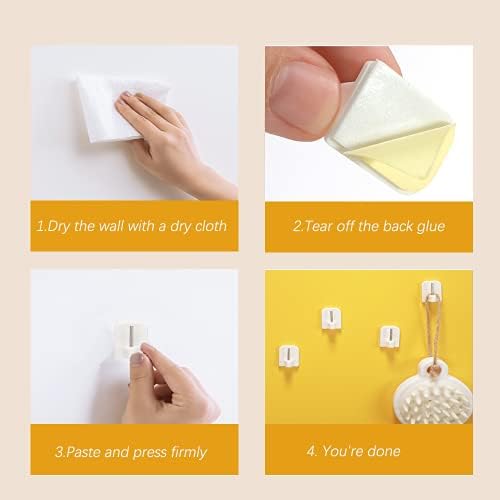 Vue 3 de Pcs Crochets Autocollants Crochets