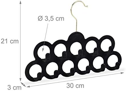 Vue 4 de Relaxdays Cintre Porte Foulards