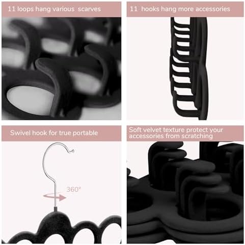 Vue 3 de Mangotree Cintre En Velours