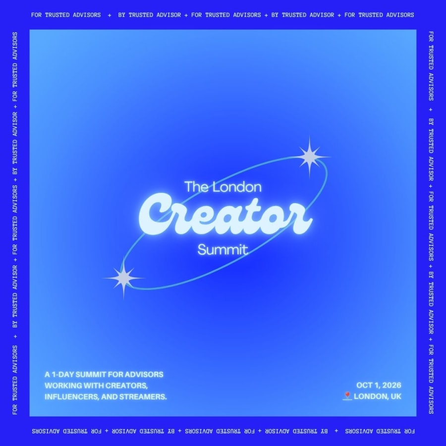 The London Creator Summit poster