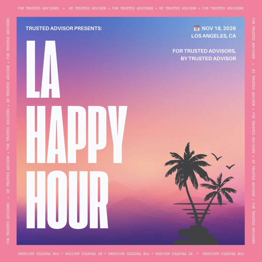 Trusted LA Happy Hour poster