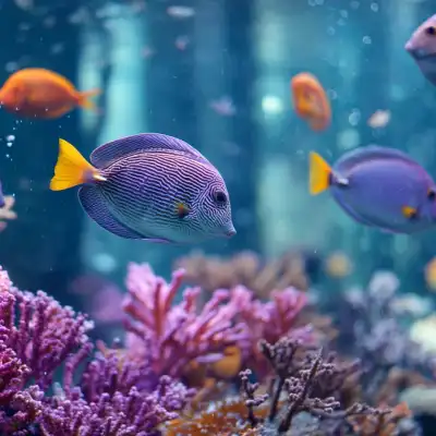 Purple fishes