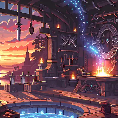 Sunfall at the Starforged Anvil