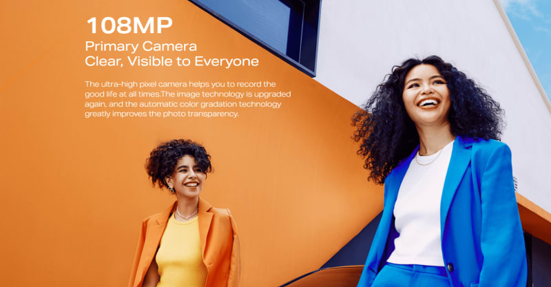 108MP Camera For Crisp Shots