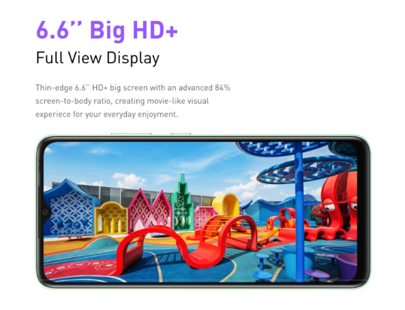 A Refreshing Display with Bright Colors