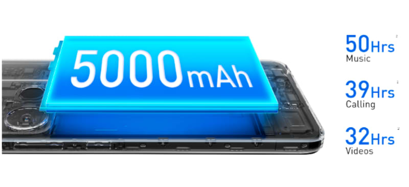 A Longer Battery Hours With Bigger Size